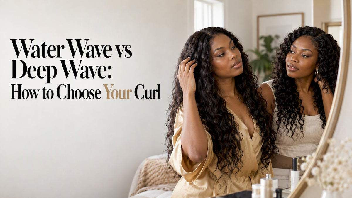 Two curl textures compared in natural light