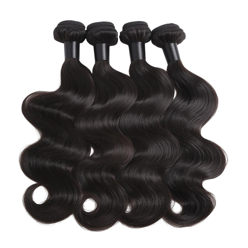 4 Bundles of Raw Brazilian Hair - Maximum Fullness