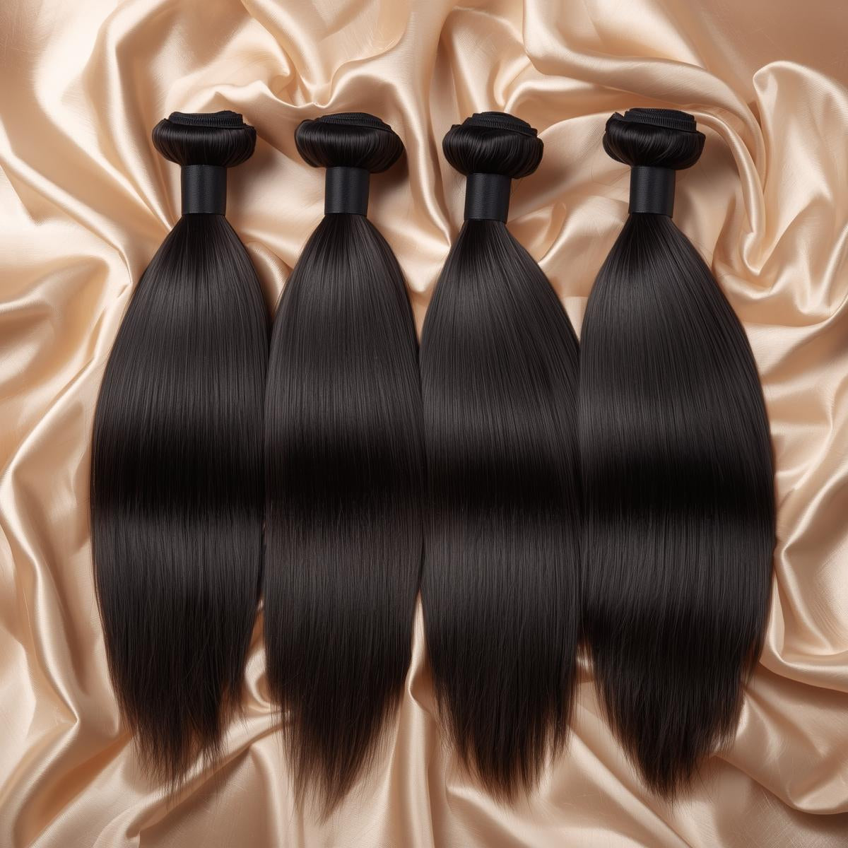4 Bundles of Raw Brazilian Hair - Maximum Fullness