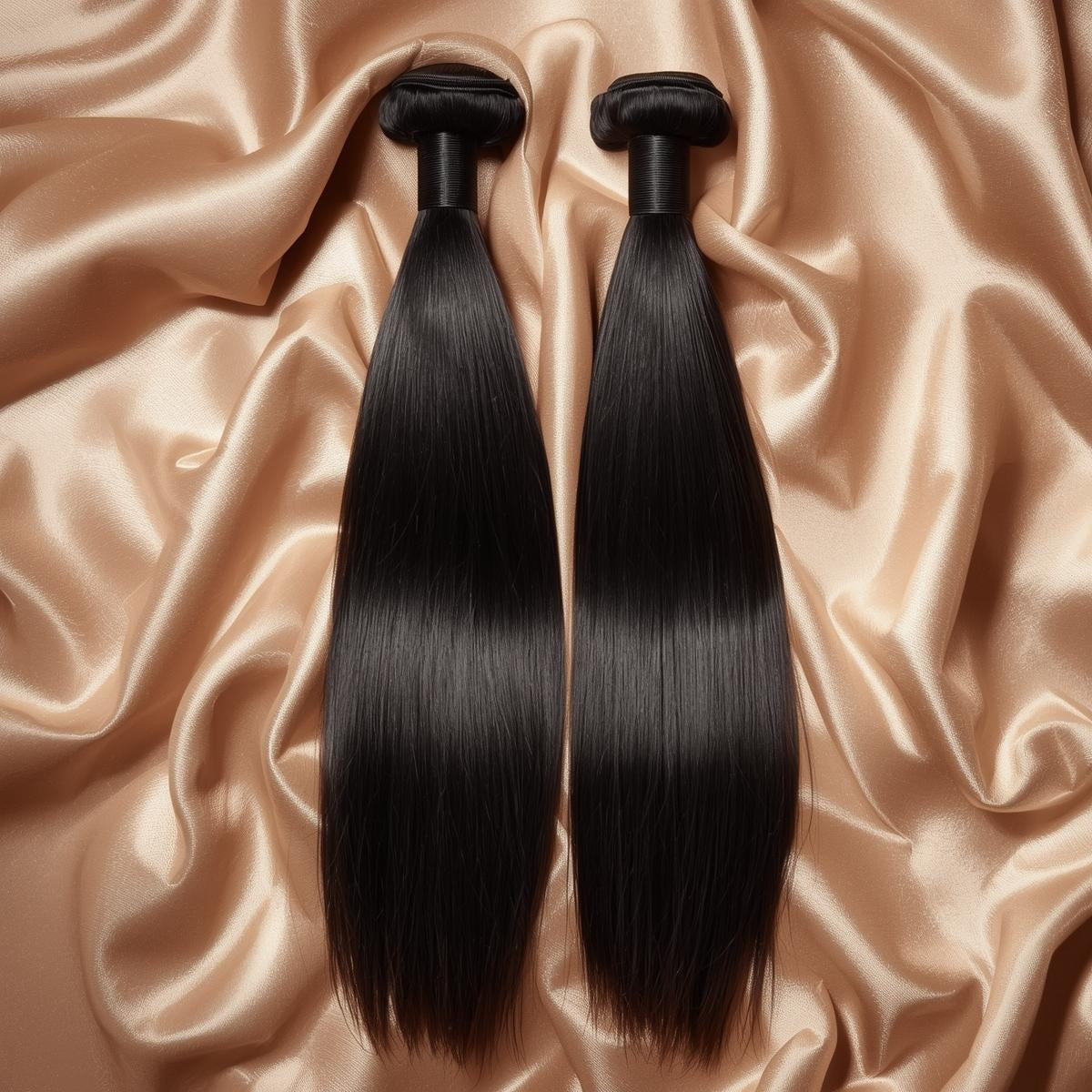 2 Bundles Of Raw Brazilian Hair - Lightweight Look