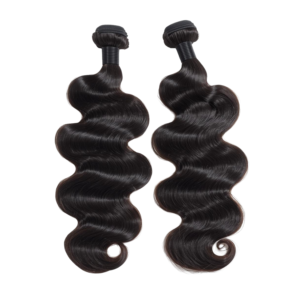 2 Bundles Of Raw Brazilian Hair - Lightweight Look