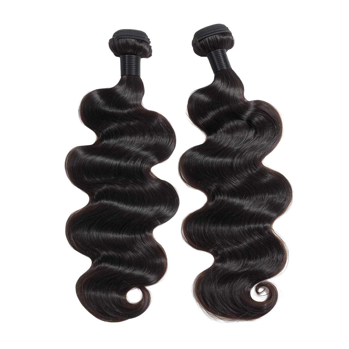 2 Bundles Of Raw Brazilian Hair - Lightweight Look